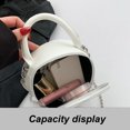 thumbnail image 4 of Stylish Clock PU Leather Shoulder Bag for Women Compact Practical Waterproof Phone Purse, Versatile Carry Options, 4 of 7