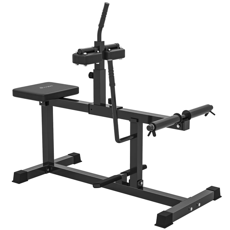 Soozier Adjustable Seated Calf Raise Machine, Black photo 2