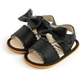 thumbnail image 2 of Baby Girl Sandals Summer Crib Shoes Bowknot Soft Sole Infant Girls Princess Dress Flats First Walker Shoes, 2 of 5