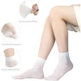 thumbnail image 3 of 12 Pairs Sheer Nylon Socks for Women Thin Ankle Stocking Footies Transparent Silk Sheer Socks With Reinforced Toe, 3 of 8