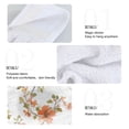 thumbnail image 2 of Yayeee Kitchen Hanging Hand Towels Set of 2 with Loop Bathroom Absorbent Tie Towel, Orange Floral Blooms, 2 of 7