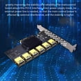 thumbnail image 4 of Sidaley PCI-E 1 a 4 PCI-E Exender Card Tarjeta alimentada por USB Mini computadora portátil para el hogar Adaptador de PC de escritorio Cables de computadora Tipo 6 NO5, 4 of 5