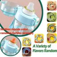 thumbnail image 5 of Sports Air Flavor pods Water Bottle Set, 650ML Fruit Scent Up Drink Bottle with 5 Flavor Pods, BPA Free%0 Sugar Sports Water Cup Transparent Powder +5 Rings, 5 of 5