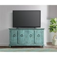 thumbnail image 2 of Bowery Hill Modern / Contemporary Rustic Turquoise Solid Wood 65" TV Stand, 2 of 10