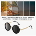 thumbnail image 3 of Lentes De Sol Polarizadas Redondas Uv400 Con Tinte Ajustable Modelo Negro, 3 of 4