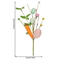 thumbnail image 3 of LEFTHIGH Home Easter Cutting DIY Bouquet Decoration Props Colorful Egg Shapes for Floral Arrangements and Holiday Table Decor Home Improvement, 3 of 6