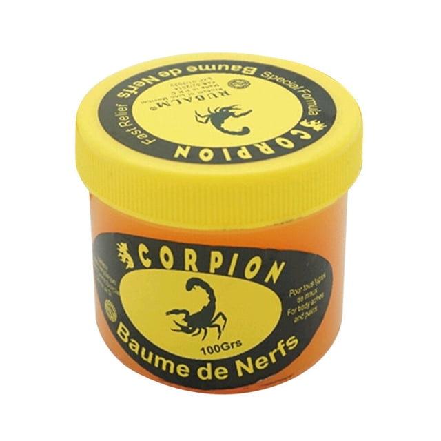 Pomada de escorpión, crema de menta para reumatismo, dolor de espalda baja, ciática, golpes, calambres y alivia la fatiga muscular, 30/60/100ml