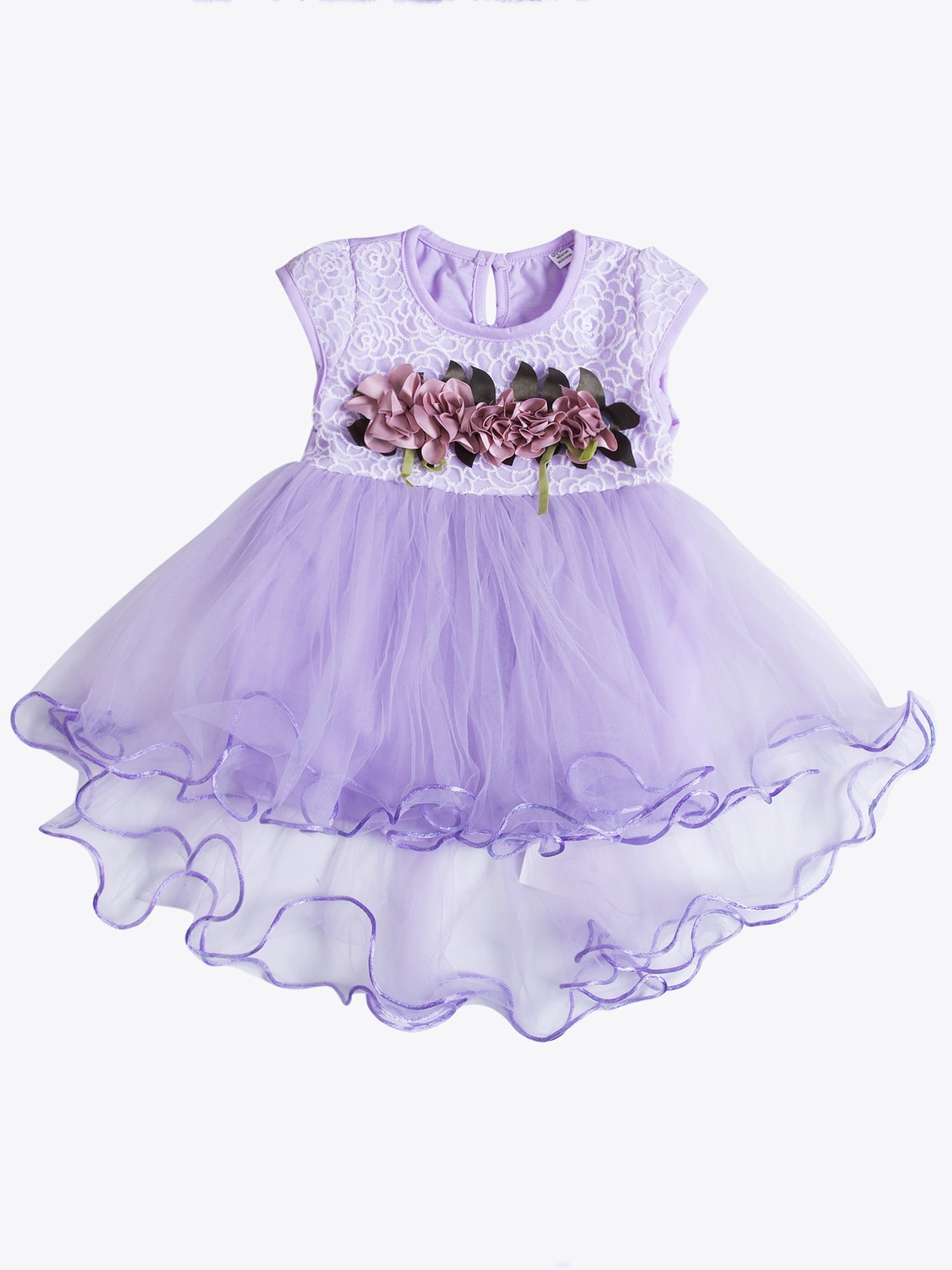 baby girl purple party dress
