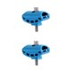 thumbnail image 4 of Toystoory Bicycle Seat Post Clamp Bike Cycling Tube Rod Clip Parts Head Single Azul 2Conjunto, 4 of 6