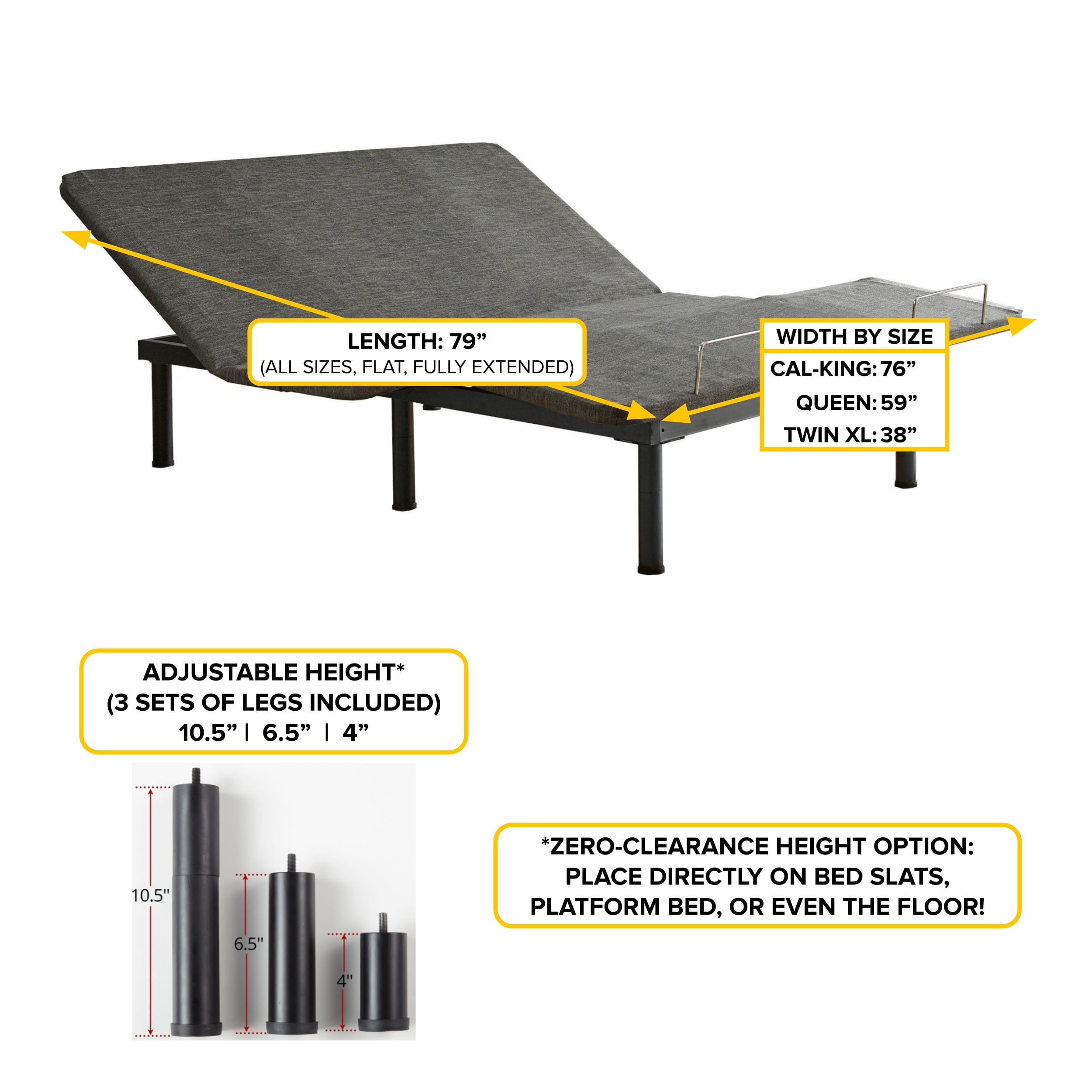 Boyd Sleep Zero Clearance Adjustable Bed Base - Split King