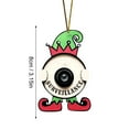 thumbnail image 6 of Christmas Dog Sitting on The Moon Creative Pendant Decoration Black/ Puppy Dog Pendant Christmas Tree Ornament Moon Puppy Pendant Flat Acrylic Pendant Home Car Decoration G, 6 of 6