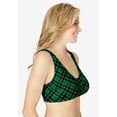 thumbnail image 3 of Comfort Choice Women's Plus Size Cotton Front-Close Wireless Bra, 3 of 5