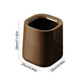 thumbnail image 3 of Large Capacity Garbage Can, High-class Feeling Plastic Trash Cans, Double-layer Design, Household Living Room Kitchen Bedroom Use, Easy to Clean, Simple Style, 3 of 6