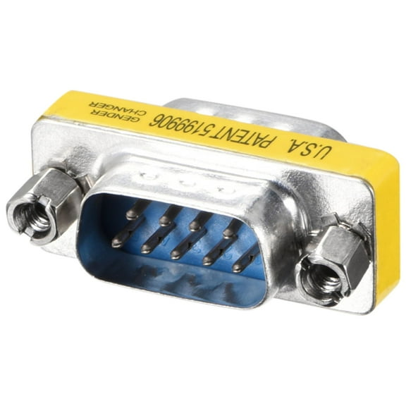 DB9 VGA Gender Changer 9 Pin Male to Male 2-row for Serial Applications