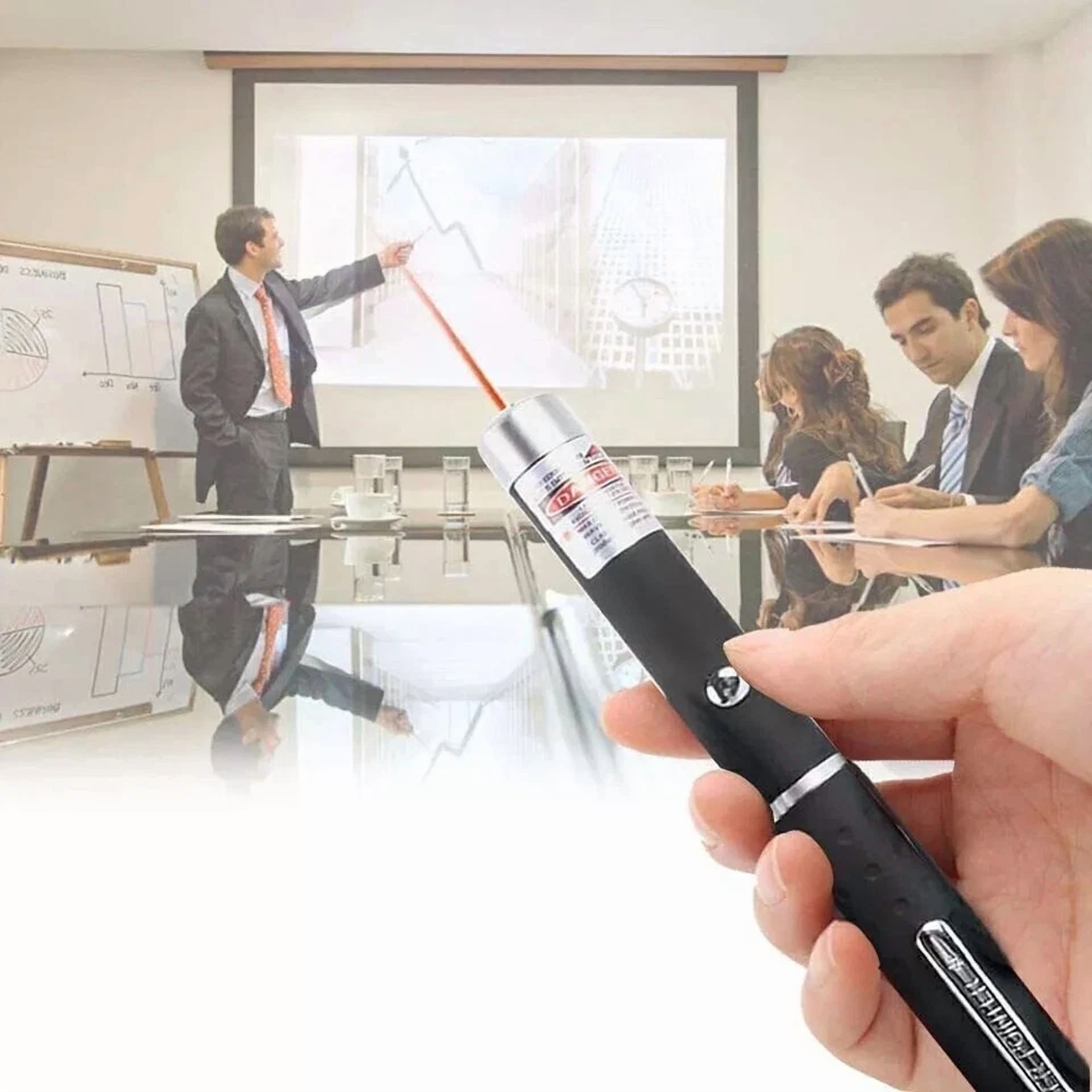 CRESTIN- 3 Packs 900Mile Laser Pointer Pen Green Blue Red Light Visible Beam Lazer