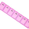 thumbnail image 2 of Langgg Travel 7 Day Weekly Pill Box Tablet Holder Dispenser Storage Organizer Pink 1Set, 2 of 5