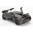 thumbnail image 4 of Bigtime Muscle Series 1:24 Scale Lykan Hypersport Gray Toy Car(Selections May Vary), 4 of 4