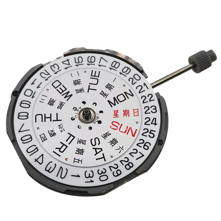 23.65mm Replacement Quartz Watch Movement 3 Hands Date At 3 O