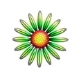 thumbnail image 2 of Xihbxyly Decoración de Pared con Flores de Hierro, Diseño de Girasol Colorido, Artesanía de Metal Resistente, Fácil de Instalar, Cerca Exterior, Jardín, Patio, Decoración Del Hogar, Idea de Regalo Vi, 2 of 3