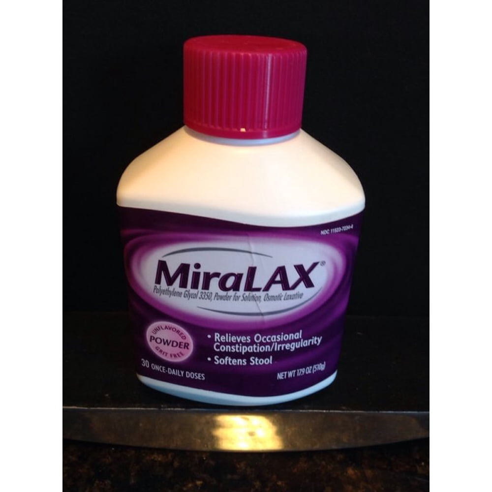 MiraLAX Laxative Powder 30 OnceDaily Dose 17.9 oz (510 g) Walmart