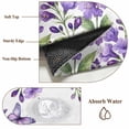 thumbnail image 2 of Purple Flowers Kitchen Runner Rug 2.7x5 Washable Runners for Hallway Non Slip Butterfly Spring Floral Watercolor Farmhouse Large Area Rug Indoor Floor Carpet for Bathroom Laundry Entryway Bedroom, 2 of 8