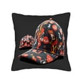 thumbnail image 4 of Set of 2 18x18in Throw Pillow Covers with Vibrant Cartoon Patterns Perfect for Couch Bed or Car - Whimsical and Eye - Catching Design, 4 of 8
