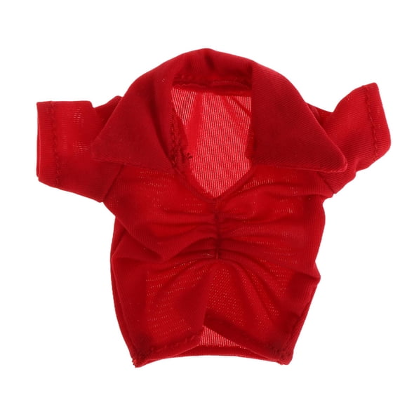 Esquirla Chemise de Figurines Articulées 1/6 Vêtements Modèle Déguisement pour Figurine Articulée de 12 Pouces Rouge