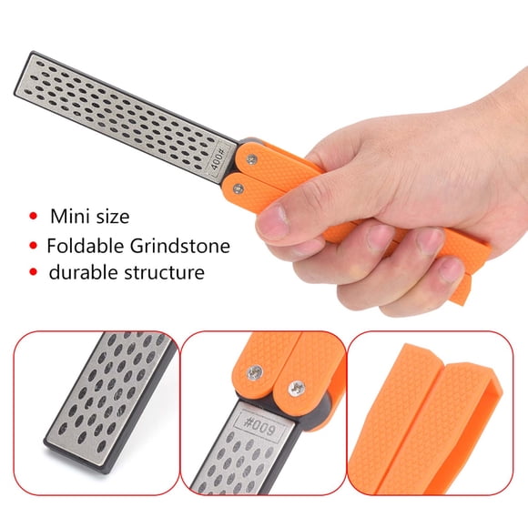 Operación Plegable simple Plegable Butstone, Orange Double Butstone, Cuchillo de Cocina de Tamaiño Compacto para Cuchillo de Frutas para el Hogar MUUEBLE DIARIOS