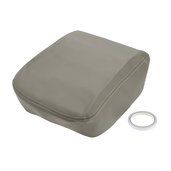 Unique Bargains Center Console Cover for Dodge for Ram 1500 2002-2008 Microfiber Leather Grey