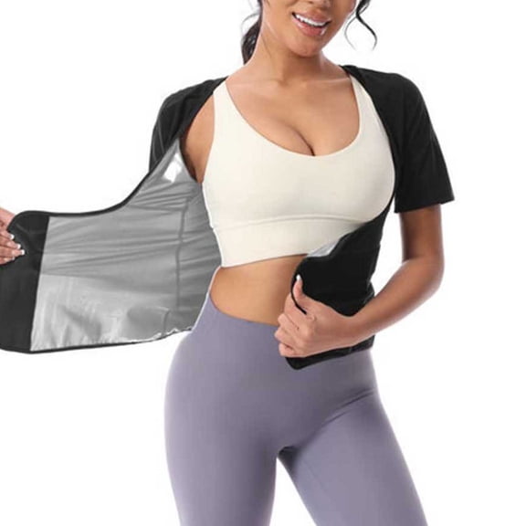Sauna Suit for Women, Sweat Waist Trainer Vest Cincher Body Shaper, Corset Slimming Tummy Control Workout Tank Tops