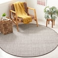thumbnail image 2 of SAFAVIEH Vermont Zavia Chevron Area Rug, Brown/Ivory, 6' x 6' Round, 2 of 8