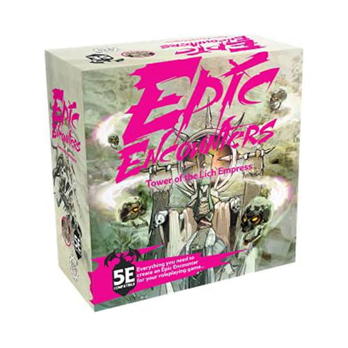 Epic Encounters: Tower of The Lich Empress – 1 Highly Detailed Miniature - Dungeons and Dragons 5e Compatible Expansion by Steamforged Games – TTRPG DND D&D RPG - Ages 14+