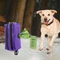 thumbnail image 3 of portátil de bolsas de para mascotas 600D Te Oxford Bolsas de recogida duraderas de bolsas para caca de perro para cor púrpura Colco Titular de residuos de caca, 3 of 8