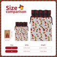 thumbnail image 3 of KLL Cute Autumn Gnomes for Christmas Gift Bag,Christmas Burlap Goody Gift Bags with Plaid Drawstrings for Xmas Presents Holiday Party Favor Treats Candy-Black, 3 of 8