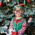 thumbnail image 5 of Anhility Christmas Glasses Glitter Holiday Party Glasses Frames Christmas Decoration Accessories Costume Eyeglasses for Christmas Parties Holiday Favors (One Size Fits All), 5 of 5