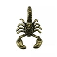 thumbnail image 5 of MATROOY Brass Scorpion Figurine Small Statue Animal Figurines Toys Desktop Decoration, 5 of 5