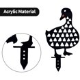 thumbnail image 2 of Paquete de piezas Animal silueta pila pato negro jardín pila estatua patio arte acrílico hueco Animal estilo decoración césped al aire libre patio sombra decoración hogar escultura ornamento Zhivalor WMPH-1386, 2 of 2