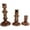 Antique Copper, variant on Luminary Treasures Candle Holders, Set of Three-Color:Antique Copper,Style:Vintage Glamour