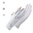 thumbnail image 2 of Breathable Mesh Back Driving Gloves for Women Ice Silk UV Protection Touchscreen Non Slip Gloves for Outdoor Free Size, 2 of 2