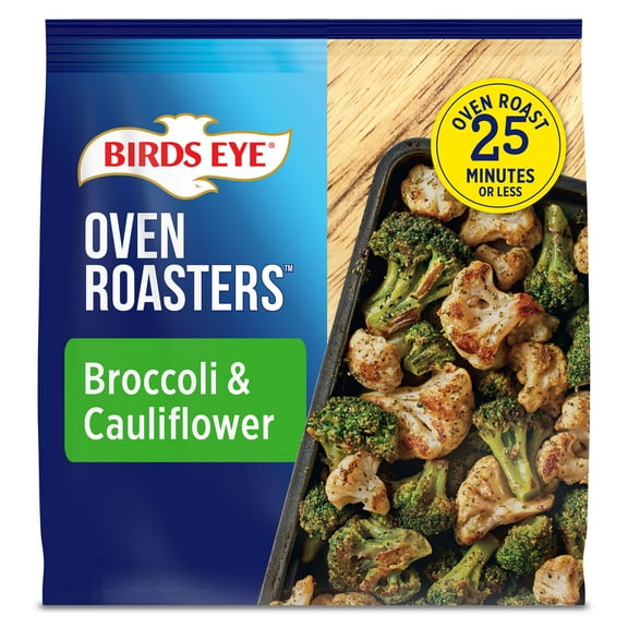 Birds Eye Oven Roasters Seasoned Broccoli and Cauliflower, Frozen Vegetables, 14 oz. Bag