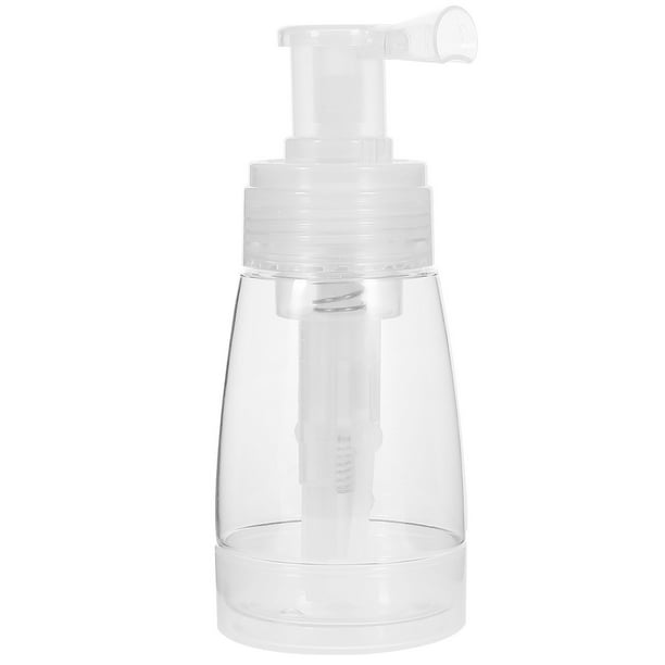 1 botella de polvo de viaje para bebé, botella de polvo de talco, botella de polvo suelto (blanco)