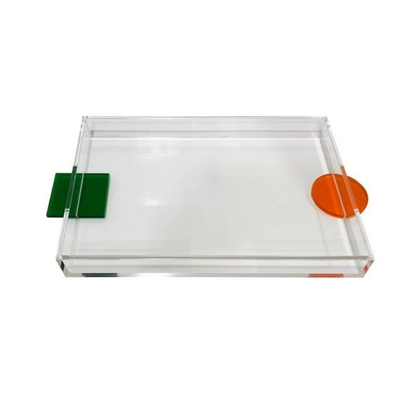 Handle Trays, Orange & Green