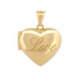 thumbnail image 1 of Dije Corazón Relicario Casa del Anillo Love Oro Sólido 10K, 1 of 5