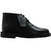 Clarks Desert Boot Boy Black Smooth Leather 26104831 Pre-School Size 11Y