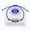 10-Sapphire blue, variant on Turkish Hamsa Lucky Evil Eye Bracelet Adjustable Braided Bangle Womens Jewellery-11-6PCS