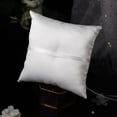 thumbnail image 2 of VONKY Ring Cushion Satin Ribbons Bowknot Rings Pillow Full Filling Exquisite Easy Matching Wedding Accessory Jewelry Shop Bridal Blue 20*20cm, 2 of 9