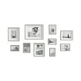 thumbnail image 5 of Kate And Laurel Gibson Transitional Picture Frame Set, Set Of 10, Varying Sizes, Black and White, Two-Tone Wall Frame Set Collection with Hanging Template for Gallery Wall Picture Frame Display, 5 of 10