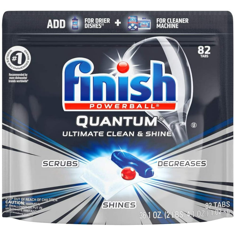 Finish Quantum 82ct Dishwasher Detergent Powerball Ultimate