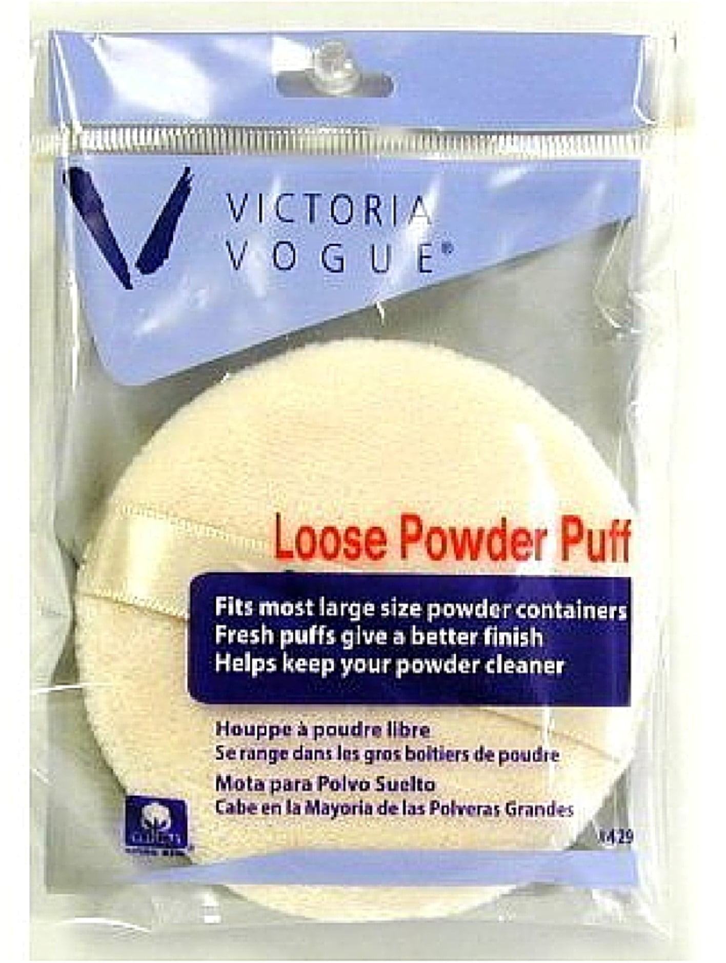 large velour powder puff