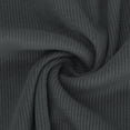 thumbnail image 6 of Lovskoo Women's Fall Winter Ribbed Dress Basic Round Neck Long Sleeve Solid Bodycon Pencil Mini Dress Gray L, 6 of 7